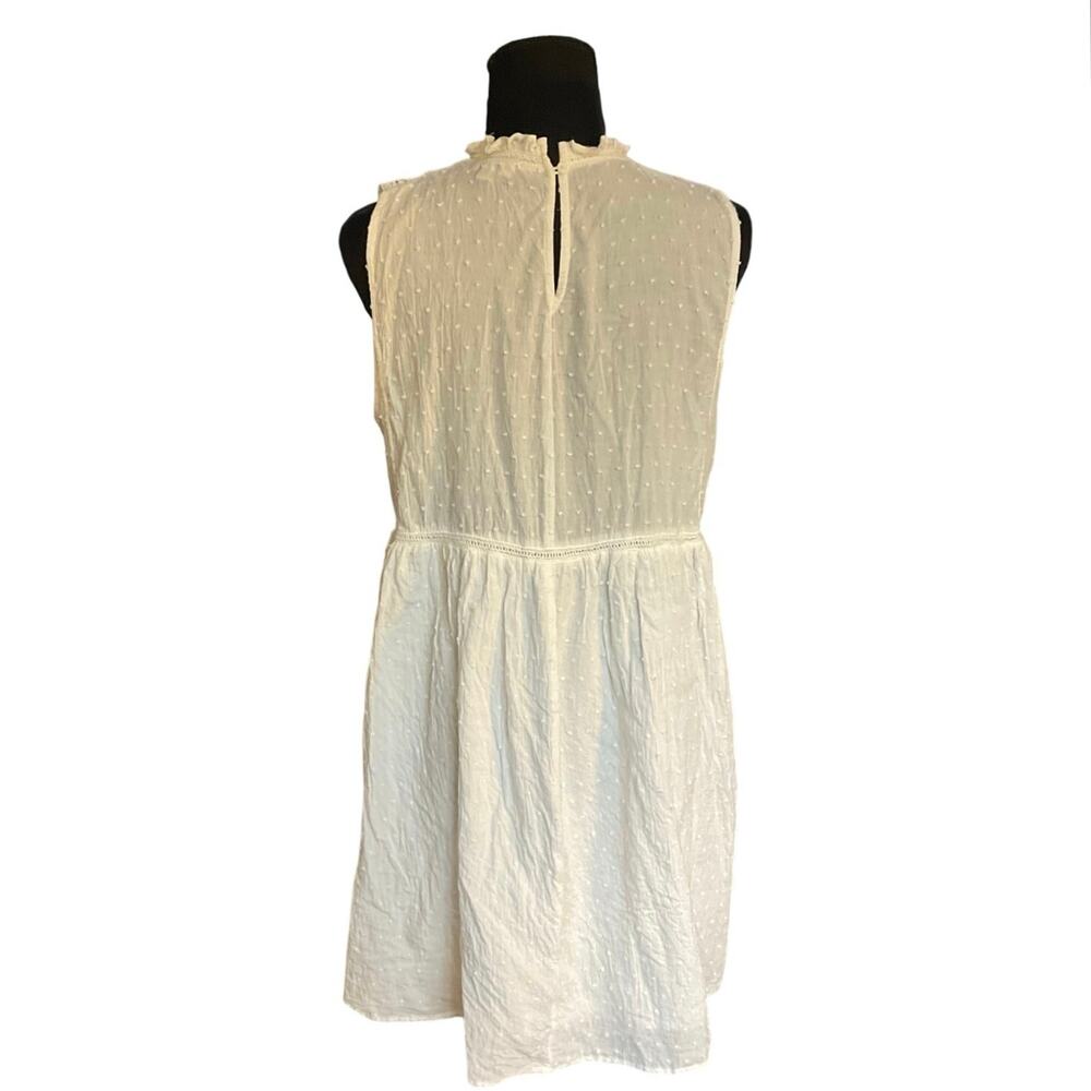 Umgee Embroidered Swiss Dot Mini Dress Womens S Boho Cottagecore - Picture 4 of 9